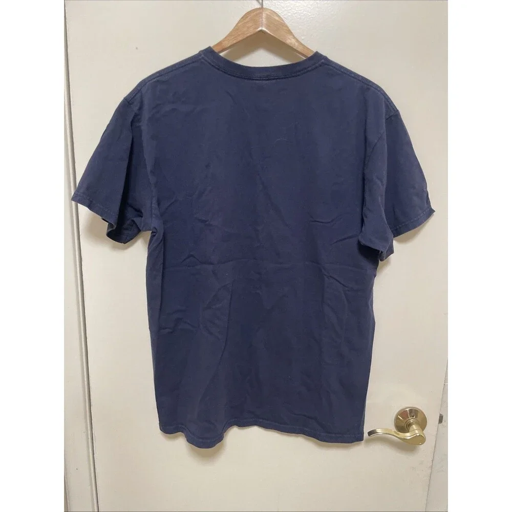Mens Boston Strong T shirt Sz L crew neck short sleeve navy blue Chowdaheadz